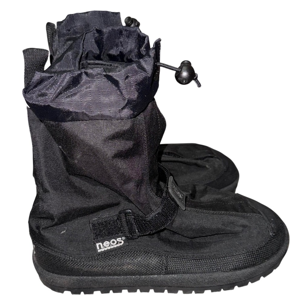 NEOS Voyager Overshoe Mens Medium Black Waterproof Winter Snow Boot Cover VNI - Picture 4 of 6